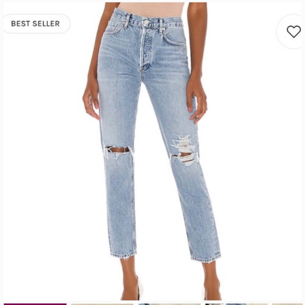 Agolde jamie high rise jeans